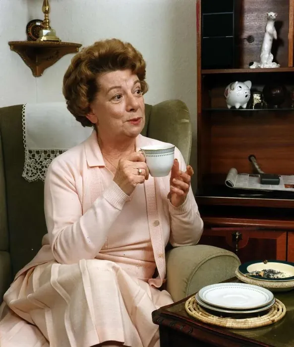 Framed Print : Jean Alexander actress at home Framed Print : Jean Alexander actress at home