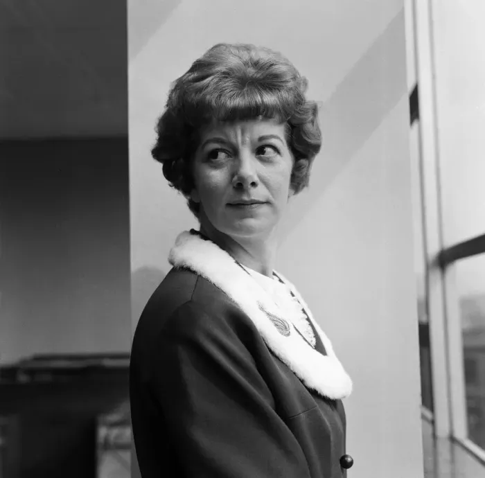 Framed Print : Jean Alexander, who plays the part of Hilda Ogden in Coronation Street. 17th August 1965 Framed Print : Jean Alexander, who plays the part of Hilda Ogden in Coronation Street. 17th August 1965