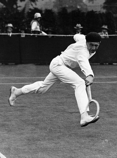 Jean Borotra of France at the 1927 Wimbledon championships
