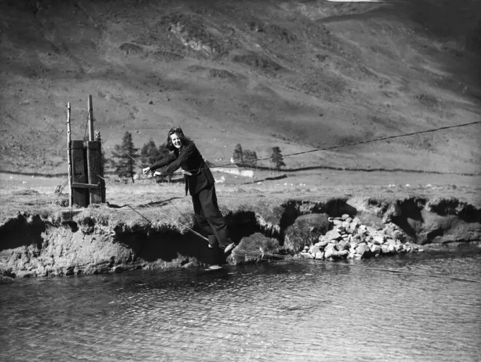 Framed Print : Jean Cameron the postie of Glen Clova in the Scottish Highlands Framed Print : Jean Cameron the postie of Glen Clova in the Scottish Highlands