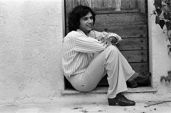 Jean Michel Jarre, pictured at a villa near St Tropez. August 1977