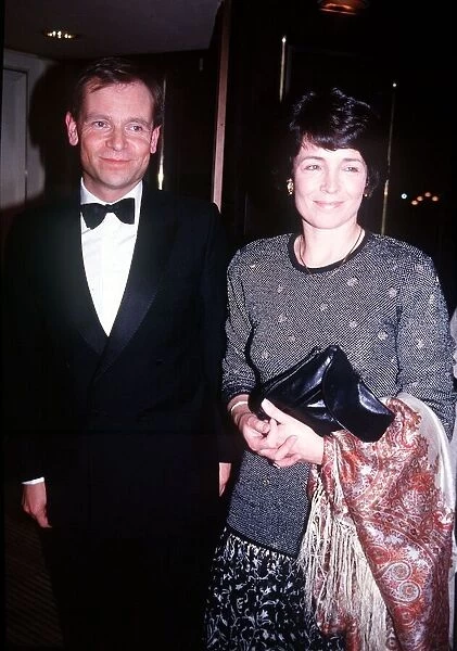 Jeffrey Archer Author and Conservative MP at the Bafta Awards with his wife Mary Archer