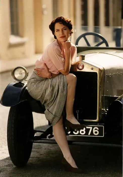 Framed Print : Jennifer Calvert Actress pictured with open hood motor A©Mirrorpix Framed Print : Jennifer Calvert Actress pictured with open hood motor A©Mirrorpix