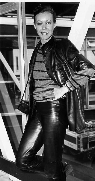 Jenny Agutter British actress at airport May 1981 A©mirrorpix
