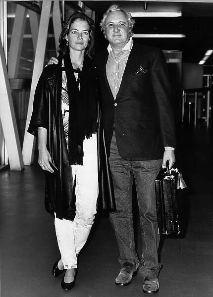 Jenny Seagrove actress with boyfriend film maker Michael Winner