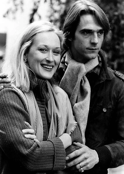 Jeremy Irons Actor with Meryl Streep stars of the film 'The French Lieutenant