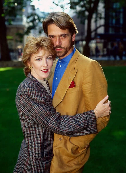 Jeremy Irons with Patricia Hodge September 1983