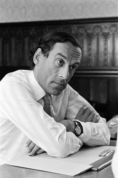 Jeremy Thorpe pictured in his constituency office in Barnstaple. 12th September 1973