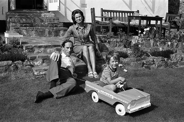Jeremy Thorpe, his second wife Marion and his four year old son Rupert