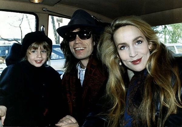 Jerry Hall and Mick Jagger Singer of the Rolling Stones