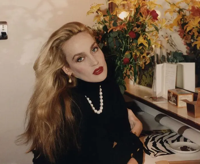 Framed Print : Jerry Hall Supermodel and Actress dbase A©Mirrorpix