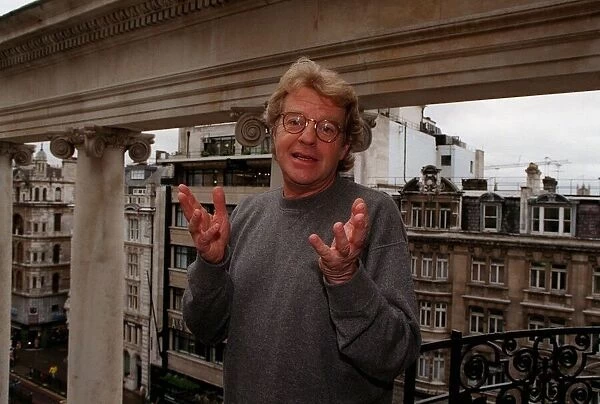 Jerry Springer March 1998. Talk Show Host in London to film his new series