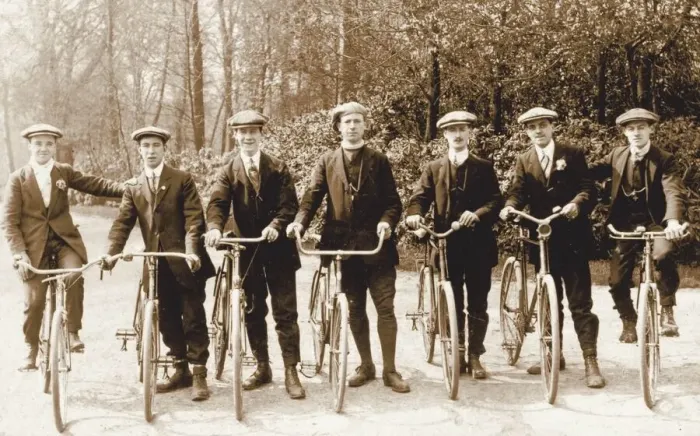 Framed Print : Jesmond Dene Cycle Club in 1912 Framed Print : Jesmond Dene Cycle Club in 1912