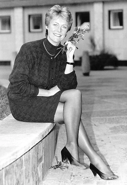 Jill Dando Television Presenter December 1989 Pictured when the BBC announced she