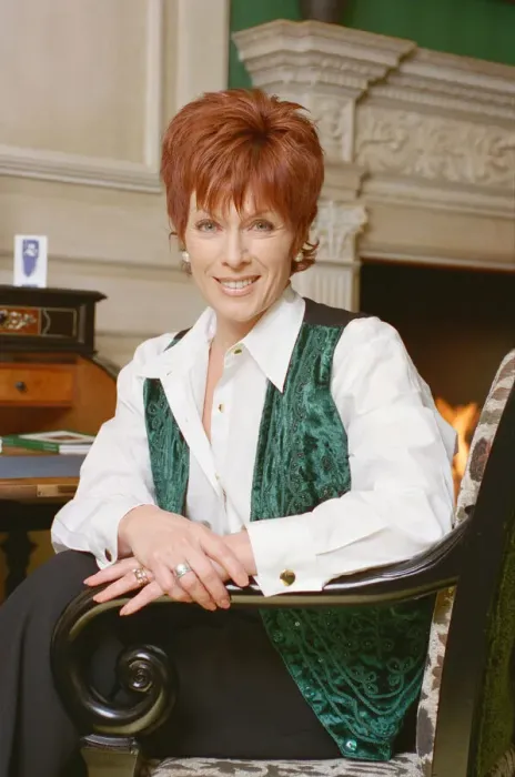 Framed Print : Jill Gascoine. Television actress, best known for her role as Detective Inspector Maggie