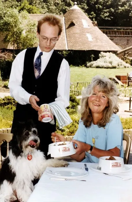Framed Print : Jilly Cooper author, journalist & enterpreneur at photocall to launch a new dog food Framed Print : Jilly Cooper author, journalist & enterpreneur at photocall to launch a new dog food