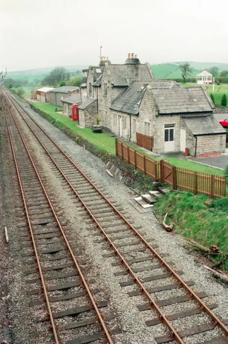 Framed Print : Jim Bowens house in Arkholme, Lancashire. 9th April 1993