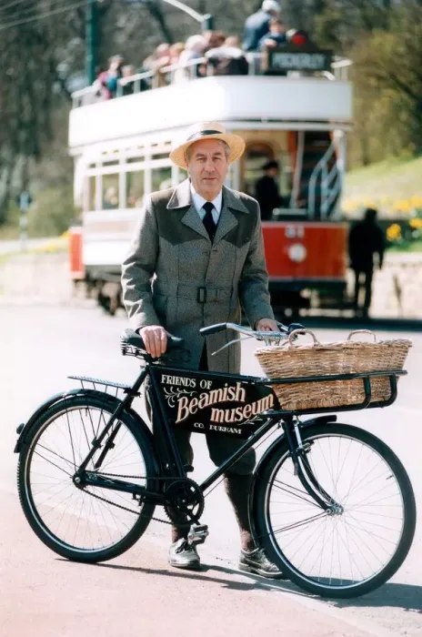 Framed Print : Jim Wayte, from Washington takes his 1936 Bundle Tradesmans cycle for a ride at Beamish Framed Print : Jim Wayte, from Washington takes his 1936 Bundle Tradesmans cycle for a ride at Beamish