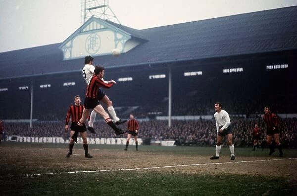 Jimmy Greaves football player. Tottenham Hotspur v Manchester City, 1969