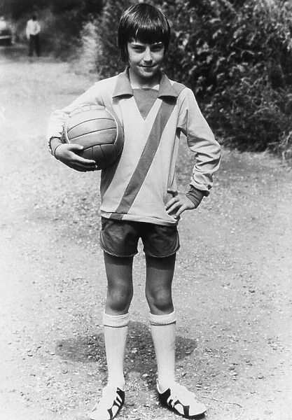 Jimmy Greaves junior. A young Danny Greaves with football under arm