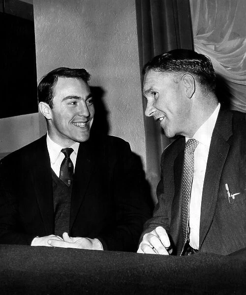 Jimmy Greaves and Bill Nicholson December 1961 Spurs player