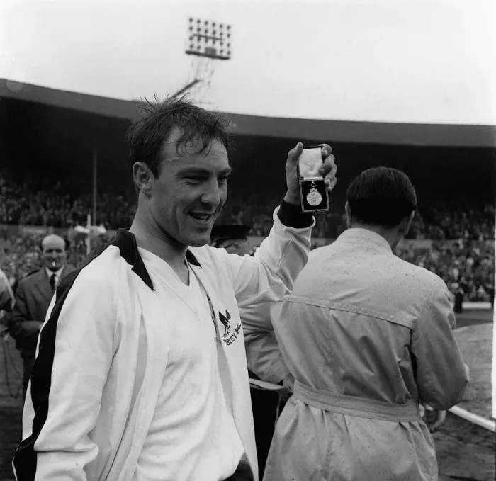 Framed Print : Jimmy Greaves of Tottenham with winner medal May 1962 after Tottenham Hotspur had Framed Print : Jimmy Greaves of Tottenham with winner medal May 1962 after Tottenham Hotspur had