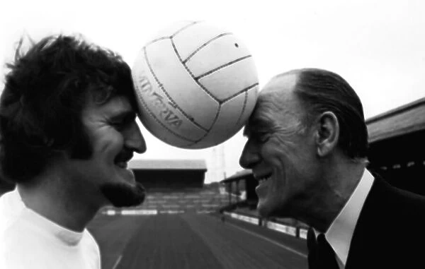 Jimmy Hill footballer now television presenter and Tommy Trinder entertainer on Hills