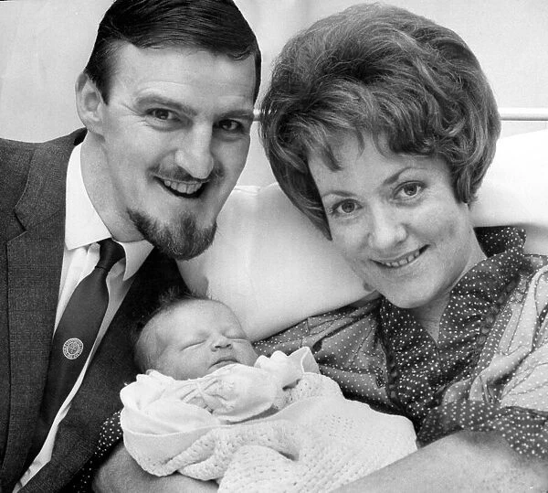 Jimmy Hill, manager of Coventry City F. C. and his wife Heather are the proud parents of