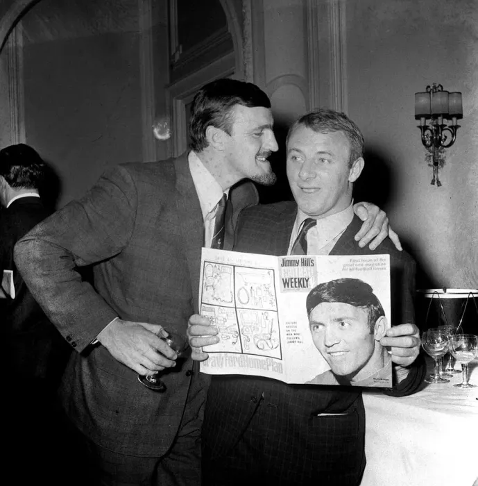Framed Print : JIMMY HILL AND TOMMY DOCHERTY OCTOBER 1967 Y2K
