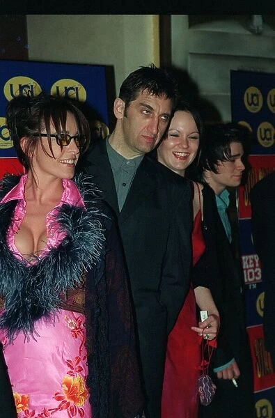 Jimmy Nail Actor  /  Singer November 98 At music awards standing next to woman with