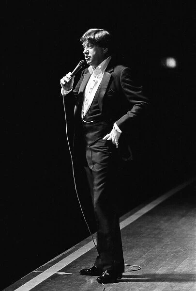 Jimmy Tarbuck at Bournemouth Winter Gardens, where he is appearing in a Summer Show