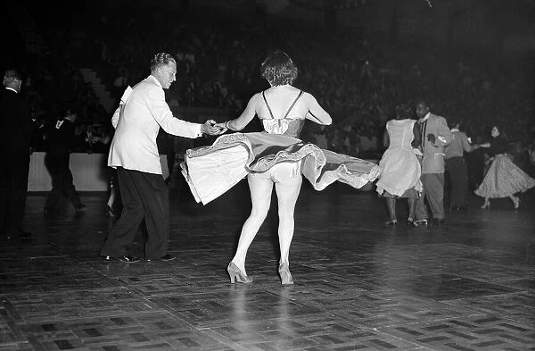 Jive Championship at Haringey dance hall London, June 1956 Dance Contest