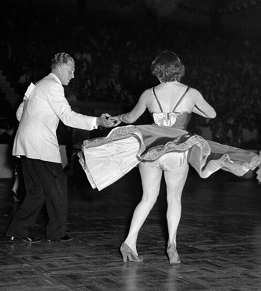 Jive Championship at Haringey dance hall in London, June 1956 Dance Contest