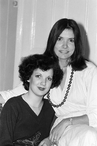 Joan Bakewell and her daughter, 16-year-old Harriet at home in Primrose Hill, London