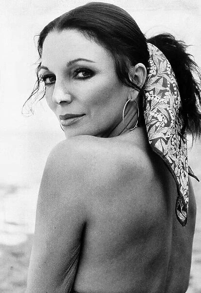 Joan Collins the actress at the 1977 cannes film festival June 1977