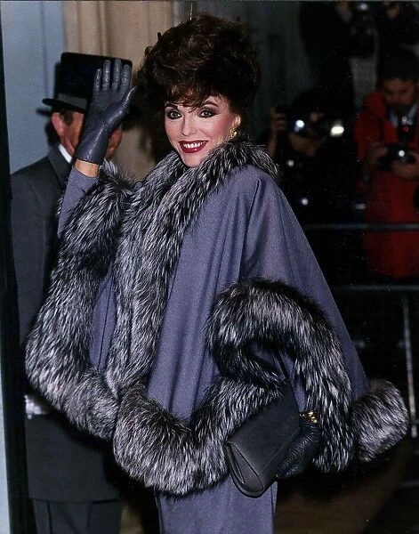 Joan Collins Actress arriving at The Woman Of Achievement Awards at Savoy December