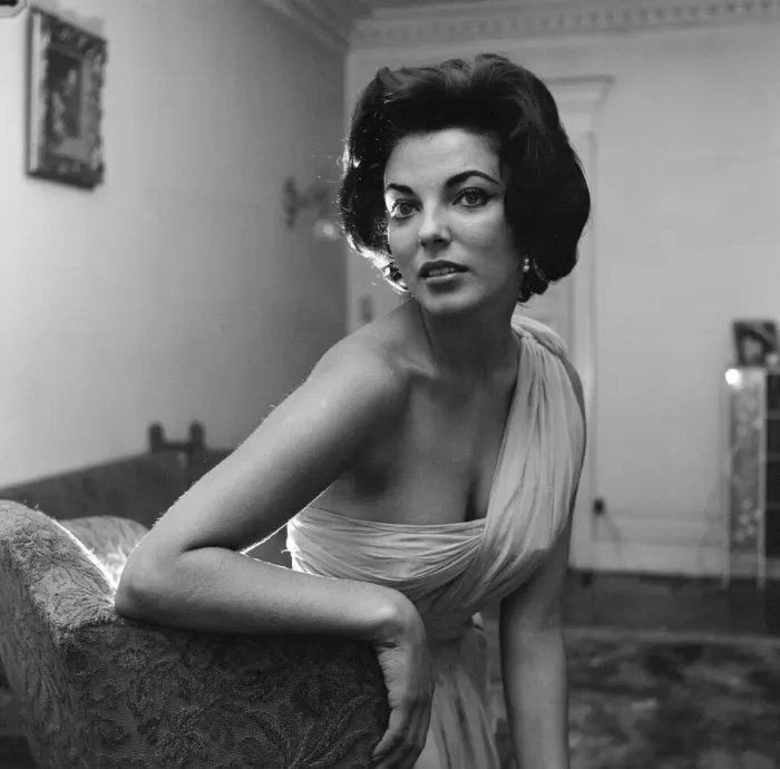 Framed Print : Joan Collins, actress, has recently returned from a holiday in the South of France