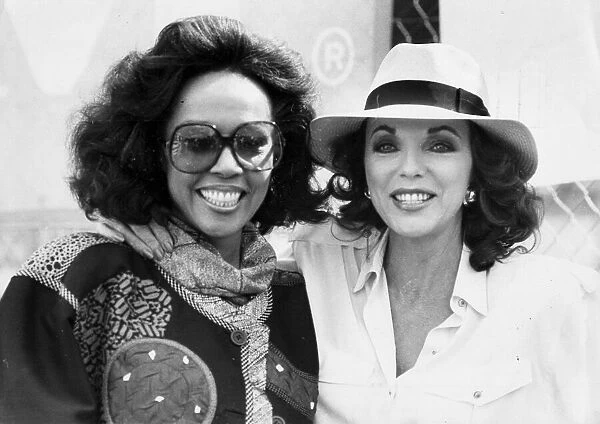 Joan Collins and Diahann Carroll at celebrity event - May 1997
