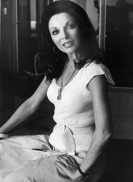 Joan Collins during interview - April 1978