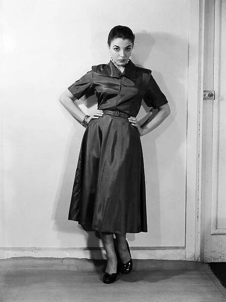 Joan Collins, modelling for Daily Herald Women Sence Feature, 31st December 1951