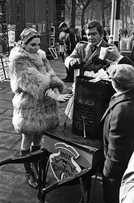 Framed Print : Joan Collins on the set of her new film Subterfuge'. 4th February 1968 Framed Print : Joan Collins on the set of her new film Subterfuge'. 4th February 1968