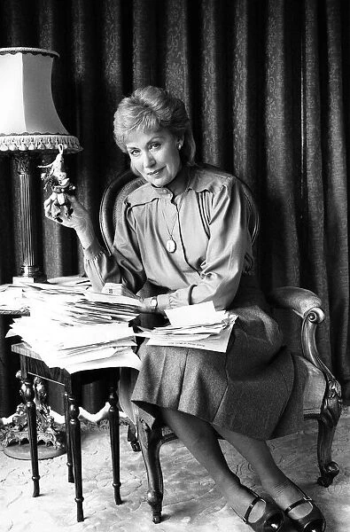 Joan Morecambe, widow of Eric Morecambe, pictured at home in Harpenden, Hertfordshire