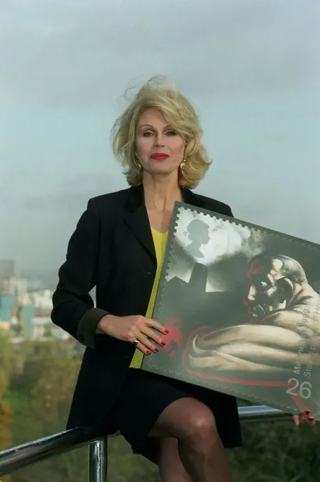 Framed Print : Joanna Lumley Actress November 98 Launching the new millennium stamp Framed Print : Joanna Lumley Actress November 98 Launching the new millennium stamp