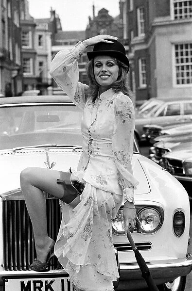 Joanna Lumley, star of The New Avengers. 8th March 1976