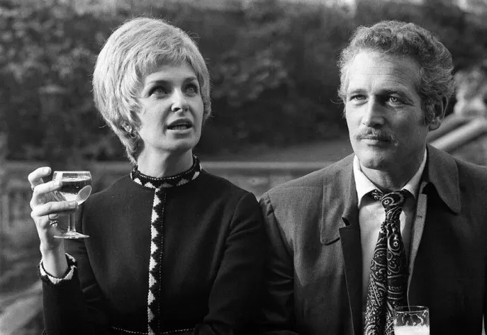 Framed Print : Joanne Woodward and Husband Paul Newman October 1969 At a press conference in Framed Print : Joanne Woodward and Husband Paul Newman October 1969 At a press conference in