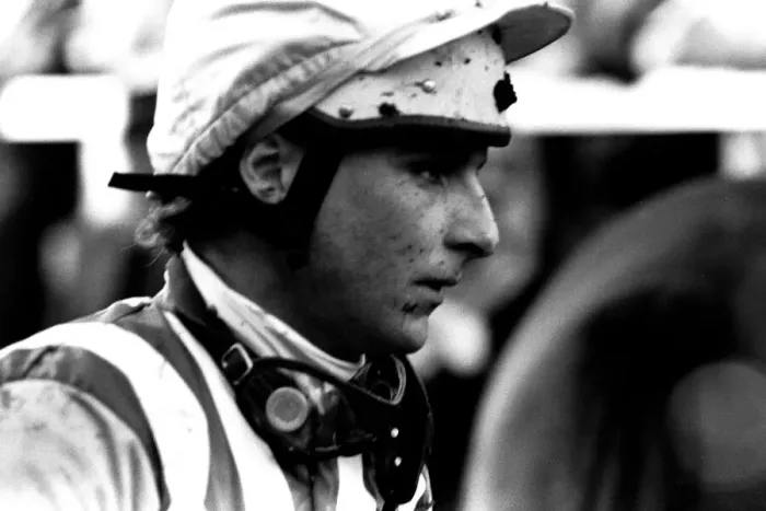 Framed Print : Jockey Geoff Harker rode Green Archer in the Comedy Of Errors Novice s Framed Print : Jockey Geoff Harker rode Green Archer in the Comedy Of Errors Novice s