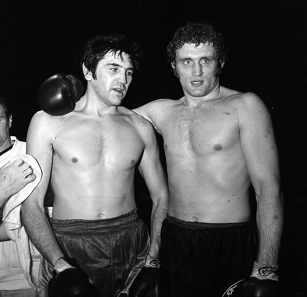 Joe Bugner Heavyweight Boxer January 1971 fighting Carl Gizzi at Royal Albert Hall