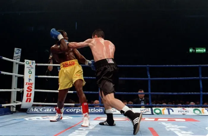 Framed Print : Joe Calzaghe Boxer October 97 Joe Calzaghe beating Chris Eubank for the vacant WBO Framed Print : Joe Calzaghe Boxer October 97 Joe Calzaghe beating Chris Eubank for the vacant WBO