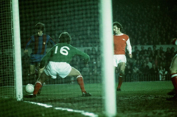 Johan Cruyff Barcelona 1974 Arsenal Barcelona football