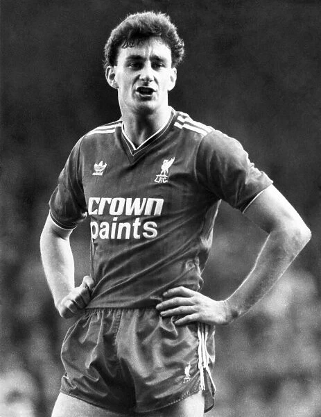 John Aldridge of Liverpool. 28th April 1987